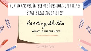 Reading Skills  How to answer inference comprehension questions  Key Stage 2 Reading SATs Test [upl. by Acinet]