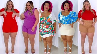 Plus size💖💋 Glamorous Curvy Models FashionFashion trends 2024 [upl. by Smoht409]