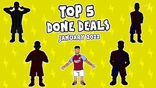 RANKED 442oons Top 5 January Transfers [upl. by Annawaj]