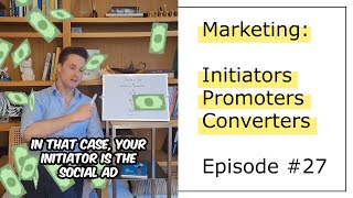 Marketing Channels Initiators vs Promoters vs Converters [upl. by Neibaf700]