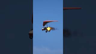 Pilot Jumps Out of Air Glider after Engine Fire [upl. by Airtened650]