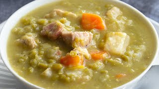 The BEST Winter Soup Recipe Dutch Pea Soup  Erwtensoep [upl. by Bartley585]