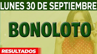 Resultado del sorteo Bonoloto del Lunes 30 de Septiembre del 2024 [upl. by Willcox853]