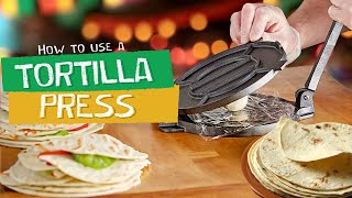 How to Use a Tortilla Press [upl. by Kerstin]