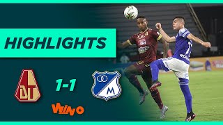 Tolima vs Millonarios Goles y Highlights  Liga BetPlay Dimayor 20211 FinalIda [upl. by Amadeus]