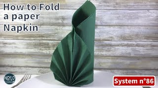 How to fold a paper napkin elegant  Napkin Folding [upl. by Lekcar]