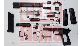 1911 Airsoft GBB Disassembly amp Parts Identification feat Army Armament R28 Kimber 1911  Cley Films [upl. by Aelaza]