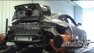 Switzer 997 GT2 800HP 93 Octane Dyno [upl. by Anailuj]