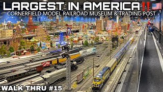 LARGEST family owned OGauge train layout in the America  Cornerfield Model Railroad Museum [upl. by Darrel818]