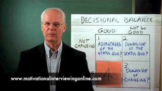 motivational interviewing decisional balance [upl. by Veradia]