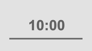 10 minutes timer youtube countdown with alarm [upl. by Einama]