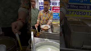 Dahi Loaded Dahi Bada  Only at night Sarafa creatingforindia streetfood shorts [upl. by Anoj]