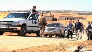 Video shows Syria massacre aftermath at Mazraat alQubeir [upl. by Leunamesoj]