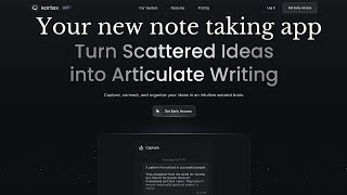 Is this the best new note taking app  kortex first impression [upl. by Savil]