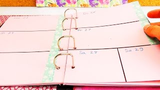 DIY Kalender selber machen TEIL 4  Planer gestalten und Seiten einteilen [upl. by Peggi772]