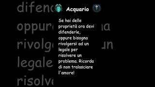 Acquario oroscopo di sabato 28 settembre 2024 dalla Stanza Esoterica short [upl. by Brenden]