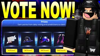 HOW TO VOTE amp GET POINTS FOR ACCESSORIES ROBLOX INNOVATION AWARDS 2024 VOTING [upl. by Jessee]