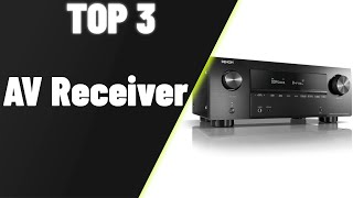 ▶ AV Receiver Test ♦ Top 3 AV Receiver 2024 [upl. by Javler]