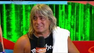 MOTORHEAD live Rock In Rio 2011 Mikkey Dee interview after concert [upl. by Hillier]