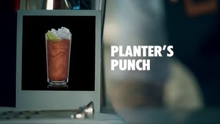 PLANTER’S PUNCH DRINK RECIPE  HOW TO MIX [upl. by Eilsel]