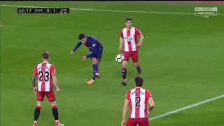 Philippe Coutinho crazy finesse goal against Girona La Liga 21022018 [upl. by Placido]