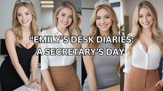 “Emilys Desk Diaries A Secretarys Day in Otherworld AIquot AI Art Model Emily [upl. by Annahsad448]