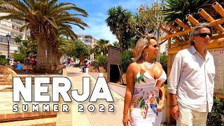 Nerja Spain Beautiful Town Update Early Summer 2022 Costa del Sol  Axarquía  Málaga 4K [upl. by Haynor]