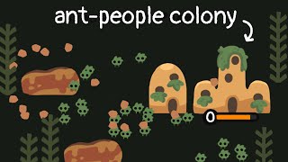 I Simulated a Colony of Ant People [upl. by Amado]