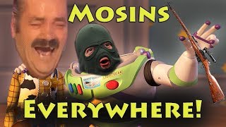 Mosins Everywhere  Escape From Tarkov [upl. by Nosyrb853]