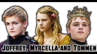 ASOIAF Origins Joffrey Tommen and Myrcella Baratheon [upl. by Ennair479]