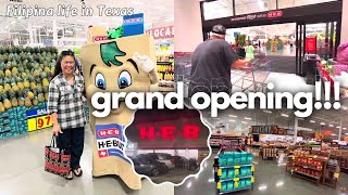 Grand opening HEB grocery in Manvel Texas USA 🇺🇸 and Slide photos [upl. by Nolte]