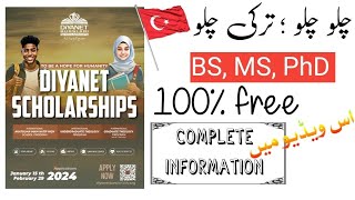 How to Apply for Turkey Diyanet Burslari Scholarship 2021  Fully Funded Scholarship in Turkey [upl. by Bigod]