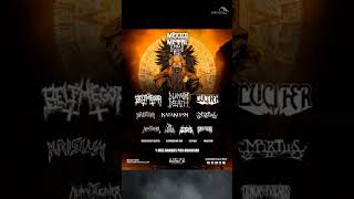 Así va quedando el cartel del México Metal Fest de Monterrey 12 Octubre 2024 [upl. by Rodl634]