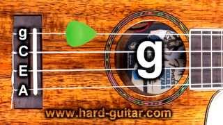 Best Online Ukulele Tuner  Standard Tuning g C E A Island Tuning [upl. by Mcgannon]