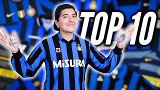 AS CAMISAS MAIS BONITAS DA INTER DE MILÃO  TOP 10 [upl. by Pejsach783]