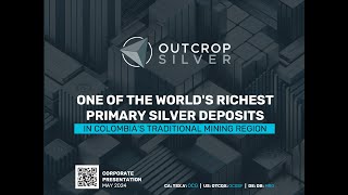 Outcrop Silver OTCQX OCGSF  TSXV OCG Virtual Investor Conferences [upl. by Gladwin]