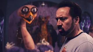 Nicolas Cage VS Ozzy Ostrich  Willys Wonderland 2021  Nicolas Cage  Movie Clip 4K [upl. by Anaila]