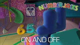 NUMBERJACKS  On and Off  S1E28  Full Episode [upl. by Helbonnas]