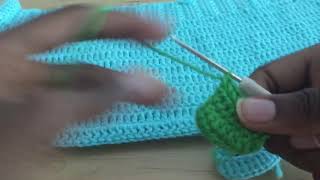 HOW TO CROCHET A WAISTBAND FOR CROCHET SHORTSDRESSSKIRT TUTORIAL [upl. by Asiram]