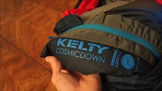 Kelty Cosmic 20 Degree DriDown Bag Review [upl. by Swartz]