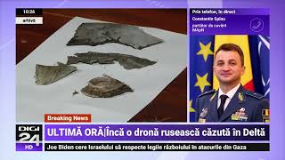 Încă o dronă a căzut în Tulcea MApN „Echipele au raportat descoperirea unui crater de dronăquot [upl. by Ekyt]