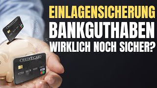 Einlagensicherung  Ist unser Bankguthaben sicher Enteignung der Bankkunden durch SAG amp EDIS [upl. by Kipp]