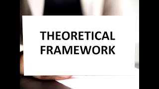 How to develop a Theoretical Framework  3 Steps [upl. by Eldoree]