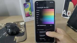 Redmi 10A  Como ativar o ajuste de cores para daltônicos [upl. by Xad]