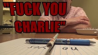 Charlie Charlie Pencil Game  Angry Grandma [upl. by Eimme536]