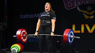 WOMENS WORLD RECORD DEADLIFT SMASHED TWICE [upl. by Rehsa]