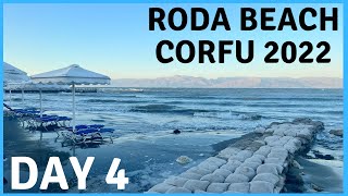 Roda Beach  Corfu 2022  Day 4 [upl. by Inan883]