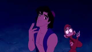 Aladdin 1992 Aladdin and Genie Talk Scene [upl. by Aerol]