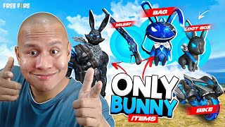 Free Fire But New Bunny Only Challenge in Solo Vs Squad 😱 Tonde Gamer  Free Fire Max [upl. by Maitilde499]