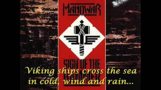 Swords in the Wind  Manowar Lyrics [upl. by Ennaira]